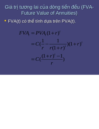 Bài tập giá trị thời gian của tiền tệ 1