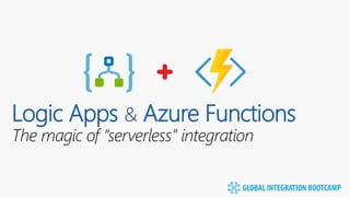 Logic Apps and Azure Functions for Serverless Integration (2017-03-25 ...