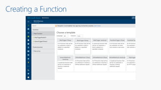 Serverless Computing in Azure | PPTX