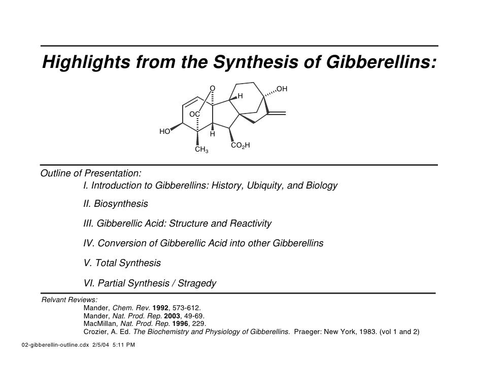 Gibberellins