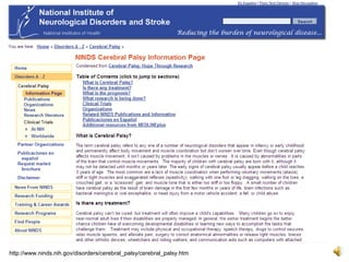 http://www.ninds.nih.gov/disorders/cerebral_palsy/cerebral_palsy.htm
 
