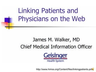 http://www.himss.org/Content/files/linkingpatients.pdf
 