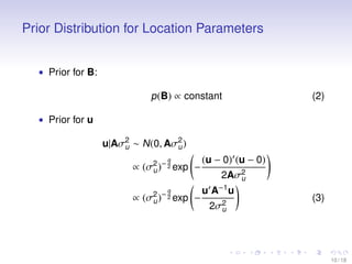 Chapter 12 Application of Gibbs Sampling in Variance Component ...