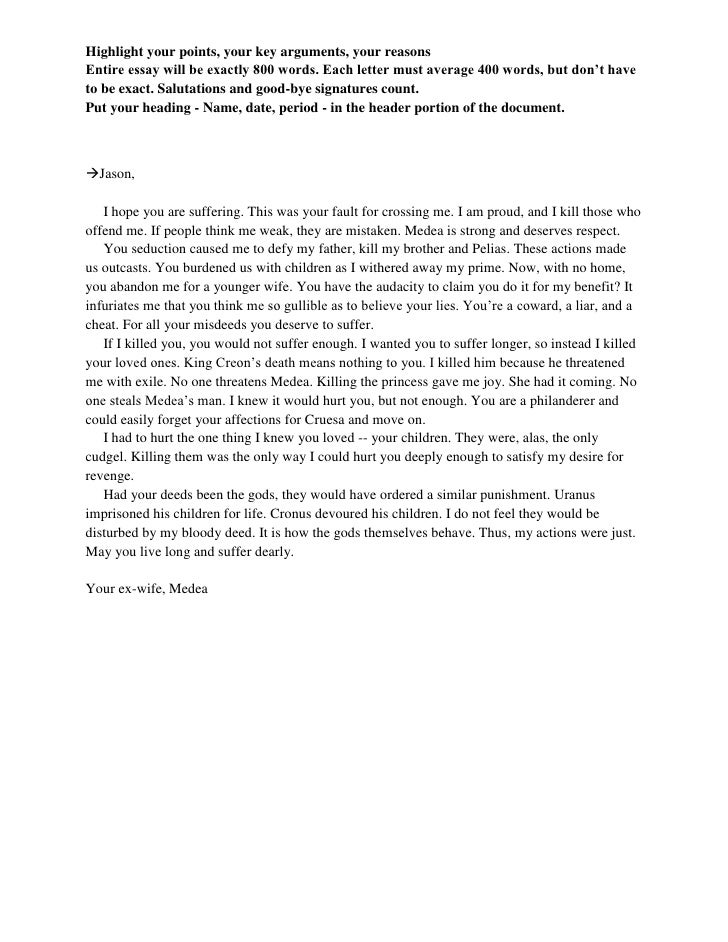 Medea essay