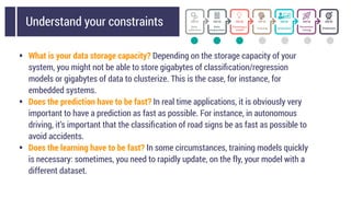 Understand your constraints
• What is your data storage capacity? Depending on the storage capacity of your
system, you mi...