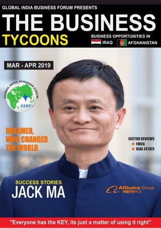 The Business Tycoons(March-2019) - Jack Ma - A Great Dreamer Who Changed The World