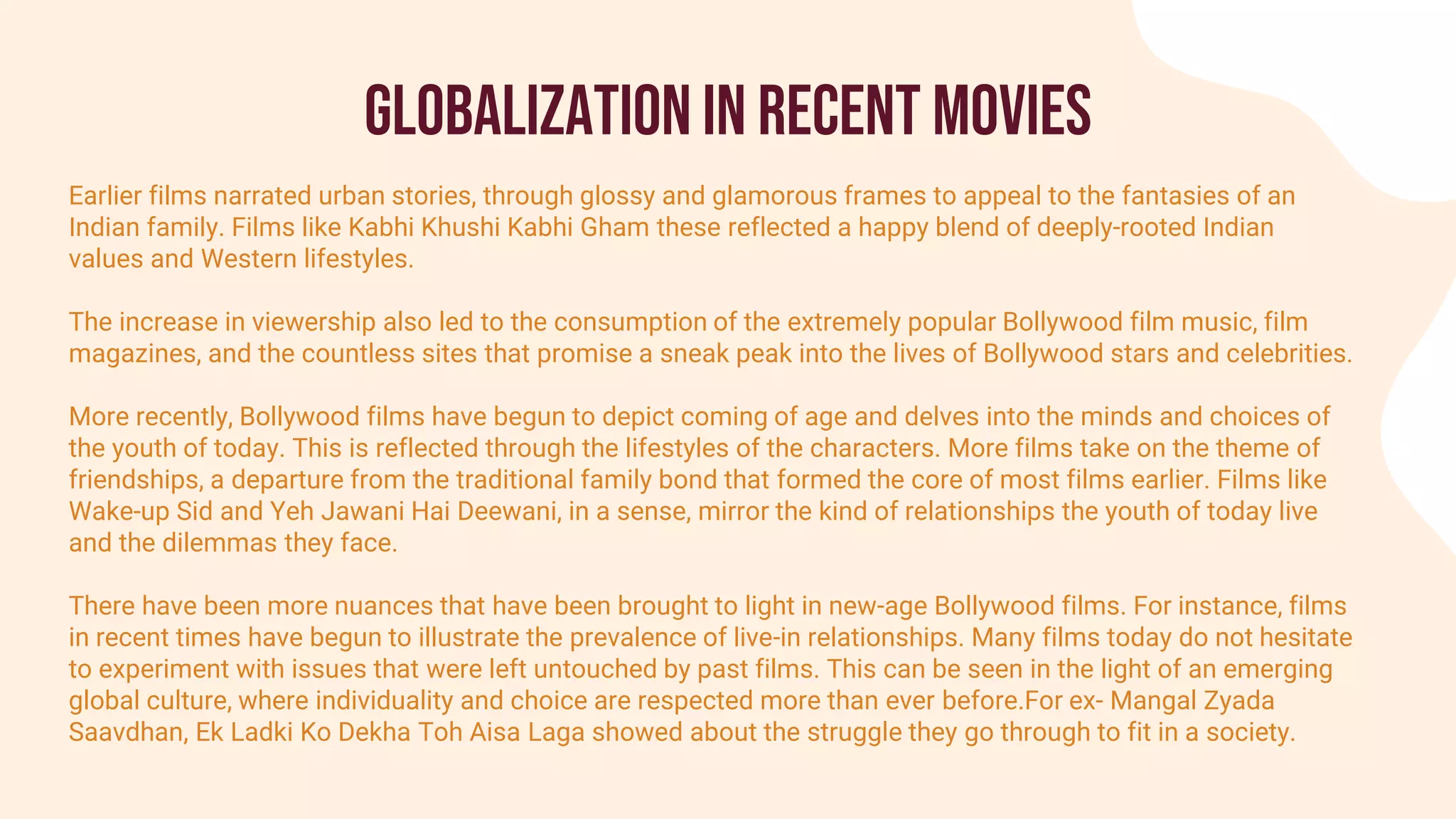 Globalizations of Entertainment industry in India. | PPTX