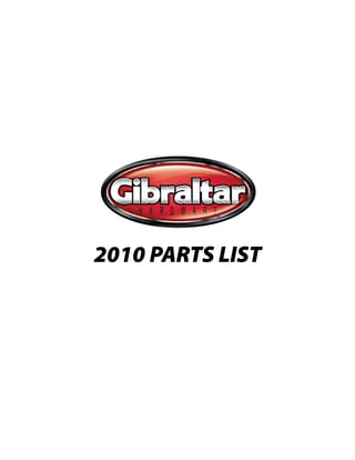 2010 PARTS LIST
 