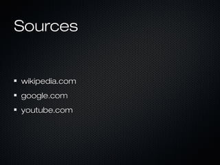 SourcesSources
wikipedia.comwikipedia.com
google.comgoogle.com
youtube.comyoutube.com
 