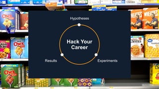 Hypotheses
Experiments
Results
Hack Your
Career
@gibsonbiddle
 