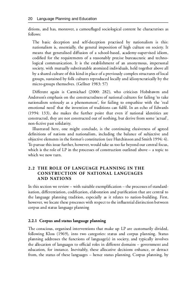Argument Essay Thesis Gibson Ferguson Language Planning And Education Edinburgh Textbooks How To Write A Business Essay also A Modest Proposal Ideas For Essays Essay On The Hobbit Bhs Yr English Coolstuffschool Accepting Oneself Thesis Statement For Education Essay