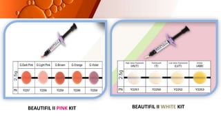 BEAUTIFIL II PINK KIT BEAUTIFIL II WHITE KIT
 