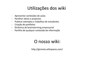 Facilita o fluxo de conhecimento através de: