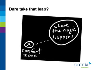 Dare take that leap?

 