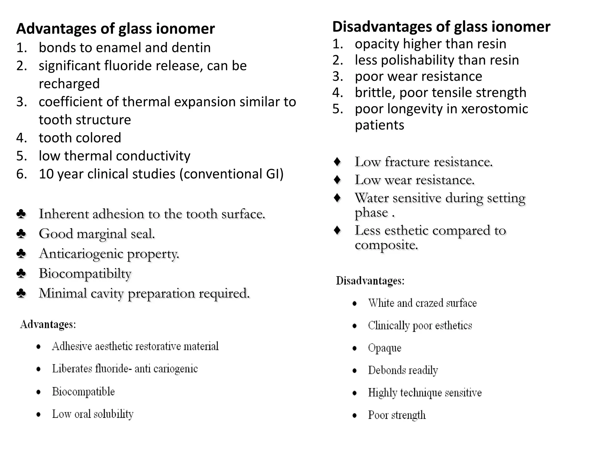 Glass Ionomer Cement (GIC) - Science of Dental materials | PPTX