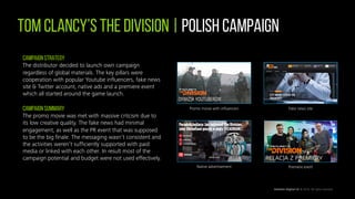Deloitte Digital CE © 2016. All rights reserved.
TOM CLANCY’S THE DIVISION | POLISH CAMPAIGN
Fake news site
Campaign strat...