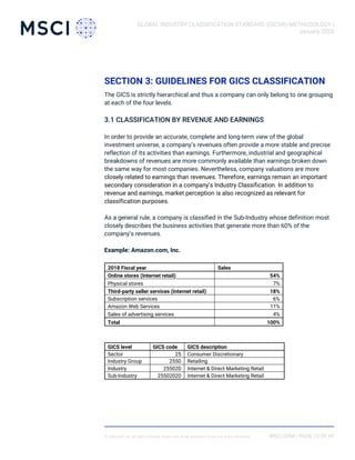 GICS Methodology 2020 to 2024 december valid | PDF