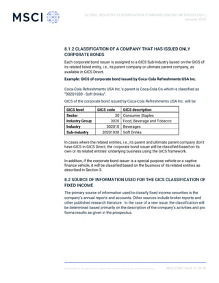 GICS Methodology 2020 to 2024 december valid | PDF