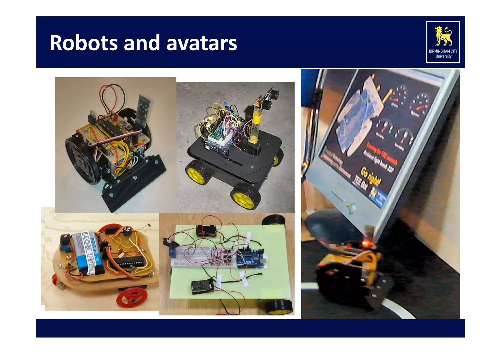 Robots and avatars

 