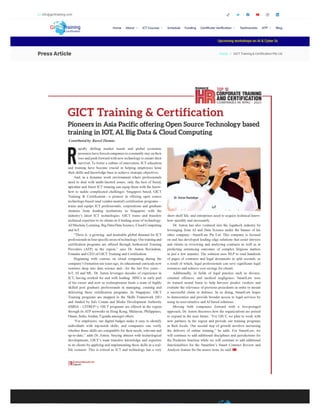 GICT Training & Certification