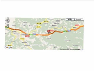 Bizikletan ibili Zaldibar osotik. 