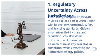 Gideon Korrell Examines 8 Legal Challenges Facing the Clean Energy ...