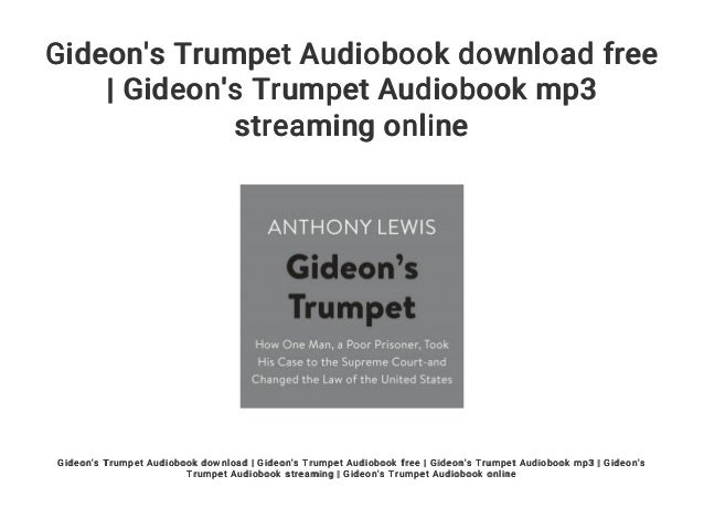 Gideon's Trumpet Worksheet Answer Key - Copaint
