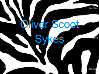 Oliver Scoot Sykes 