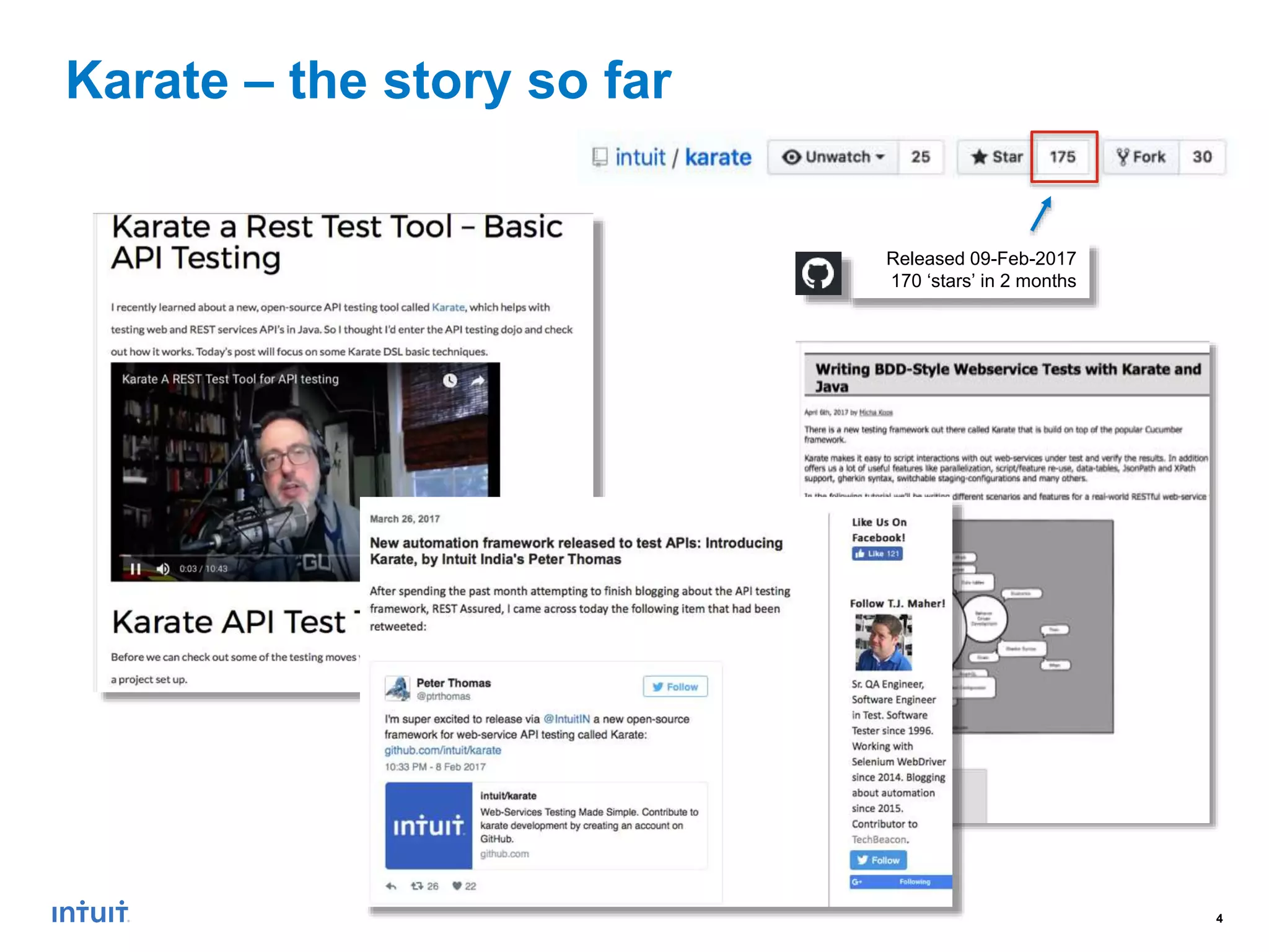 4
Karate – the story so far
Released 09-Feb-2017
170 ‘stars’ in 2 months
 