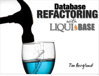 Database
REFACTORING
     with




      Tim Berglund

                     1
 