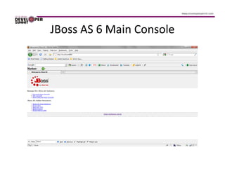 JBoss AS 6 Main Console
 