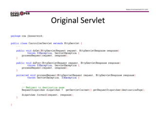 Original Servlet
 