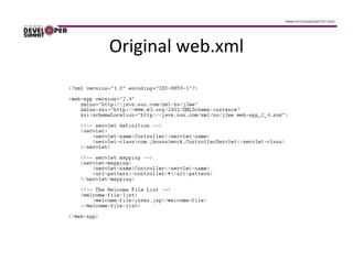 Original web.xml
 