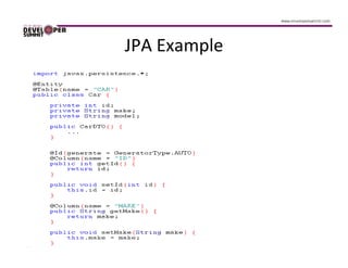 JPA Example
 