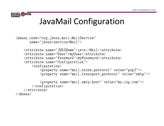 JavaMail Configuration
 