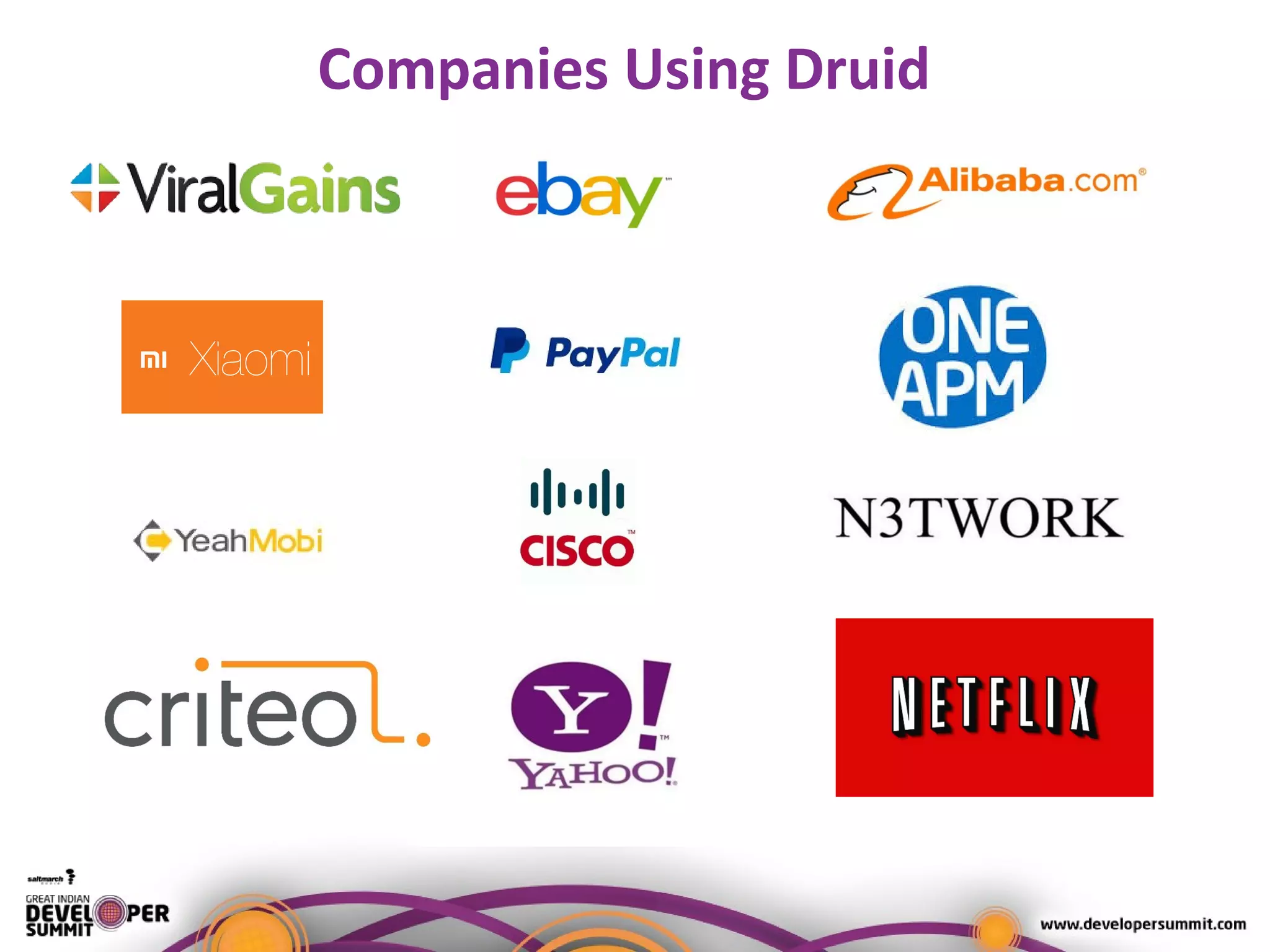 Companies Using Druid
 