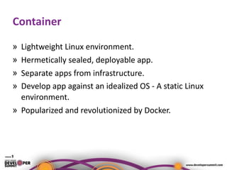 Micro Containerization A Primer to Containerization & Microservices | PDF