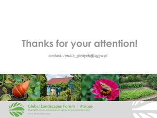 Thanks for your attention!
contact: renata_giedych@sggw.pl

 