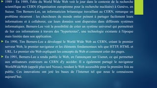 Histoire du web Programmation web niveau sup.pptx