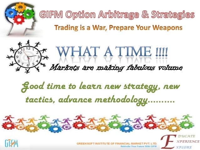 Arbitrage options strategies