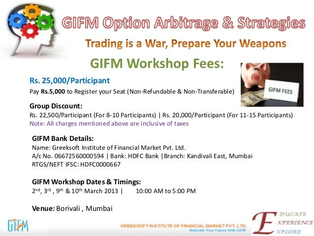 Arbitrage options strategies