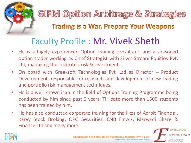 Options arbitrage strategies in nifty