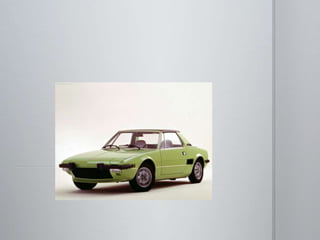 Fiat X 1/9 What I want for Christmas First name 