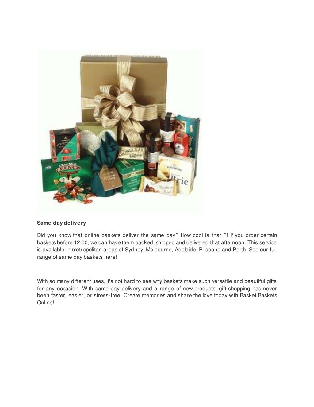 Gift Baskets Australia