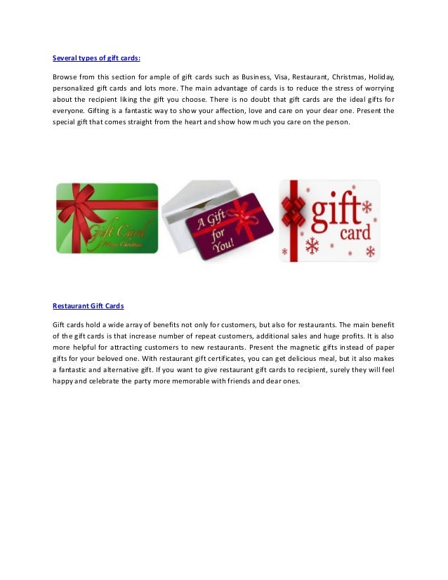 Buy amazing gifts with gift cards