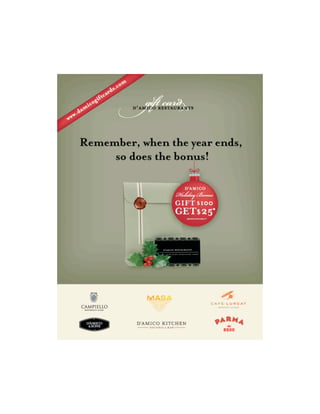 D'Amico Gift Cards