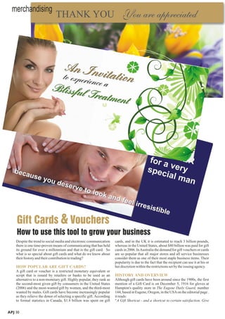 Gift cards and voucher to purchase
