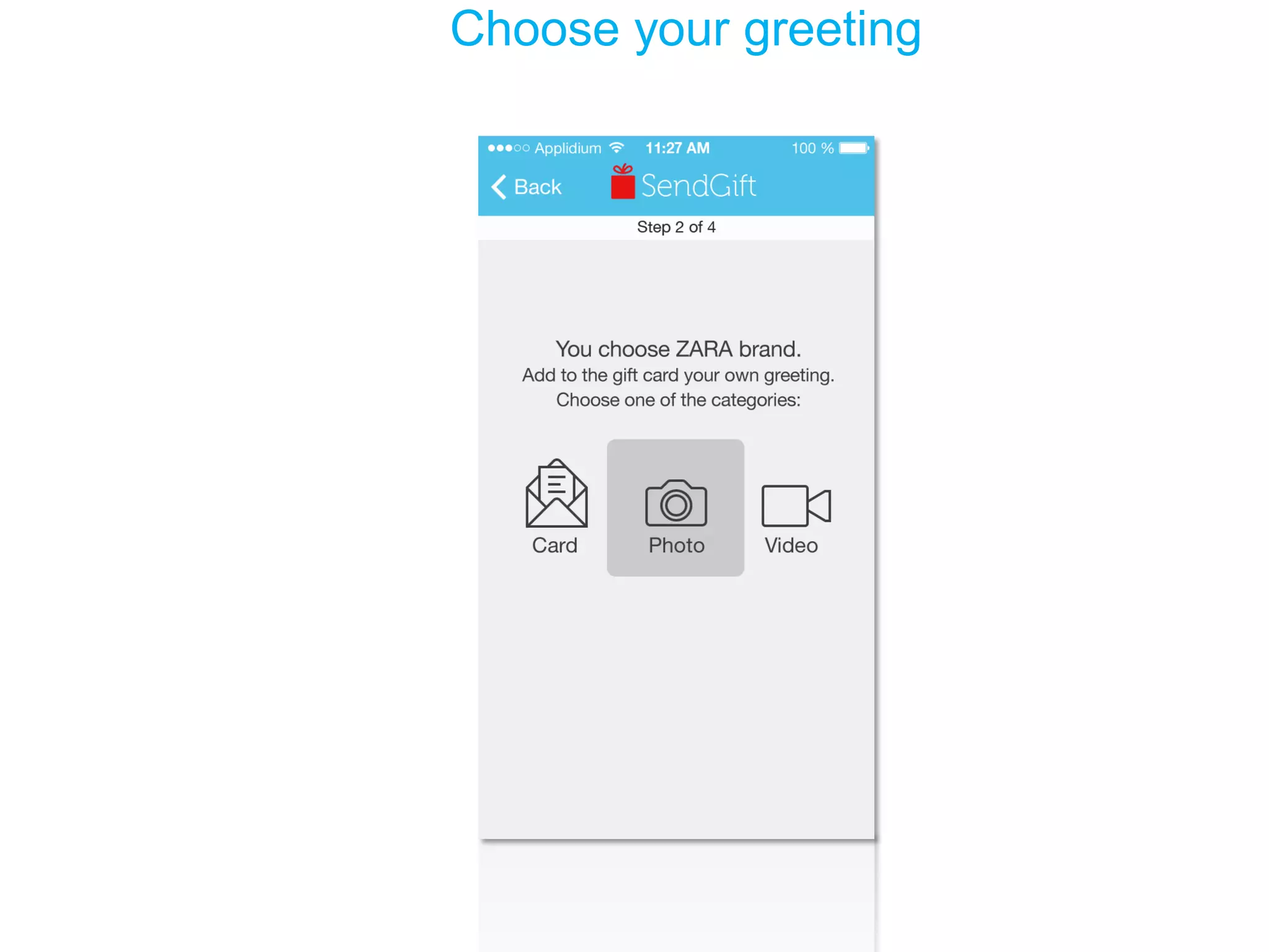 Choose your greeting  