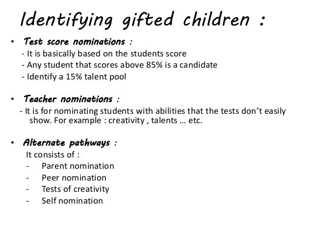 Gifted Children Gifted Children