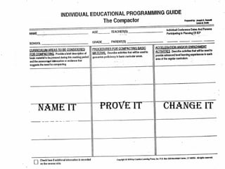 NAME IT NAME IT Prove it Change it 